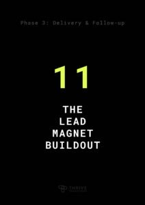 The Lead Magnet Buildout