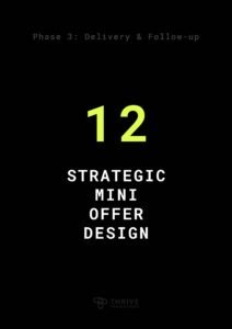 Strategic Mini Offer Design
