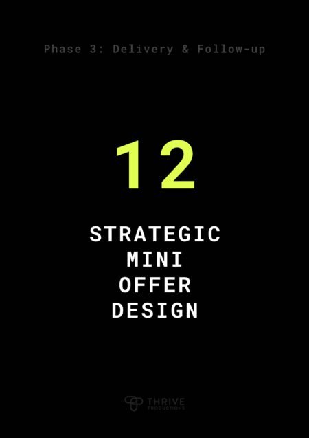 Strategic Mini Offer Design