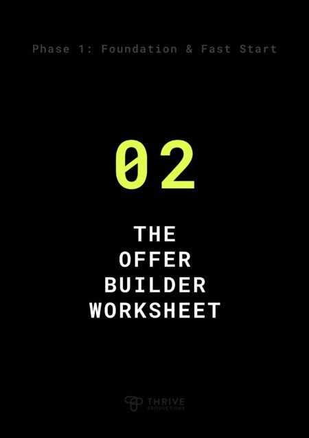The Offer Builder Worksheet