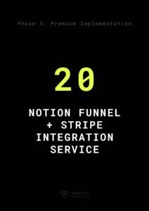 Notion Funnel + Stripe Integration Service