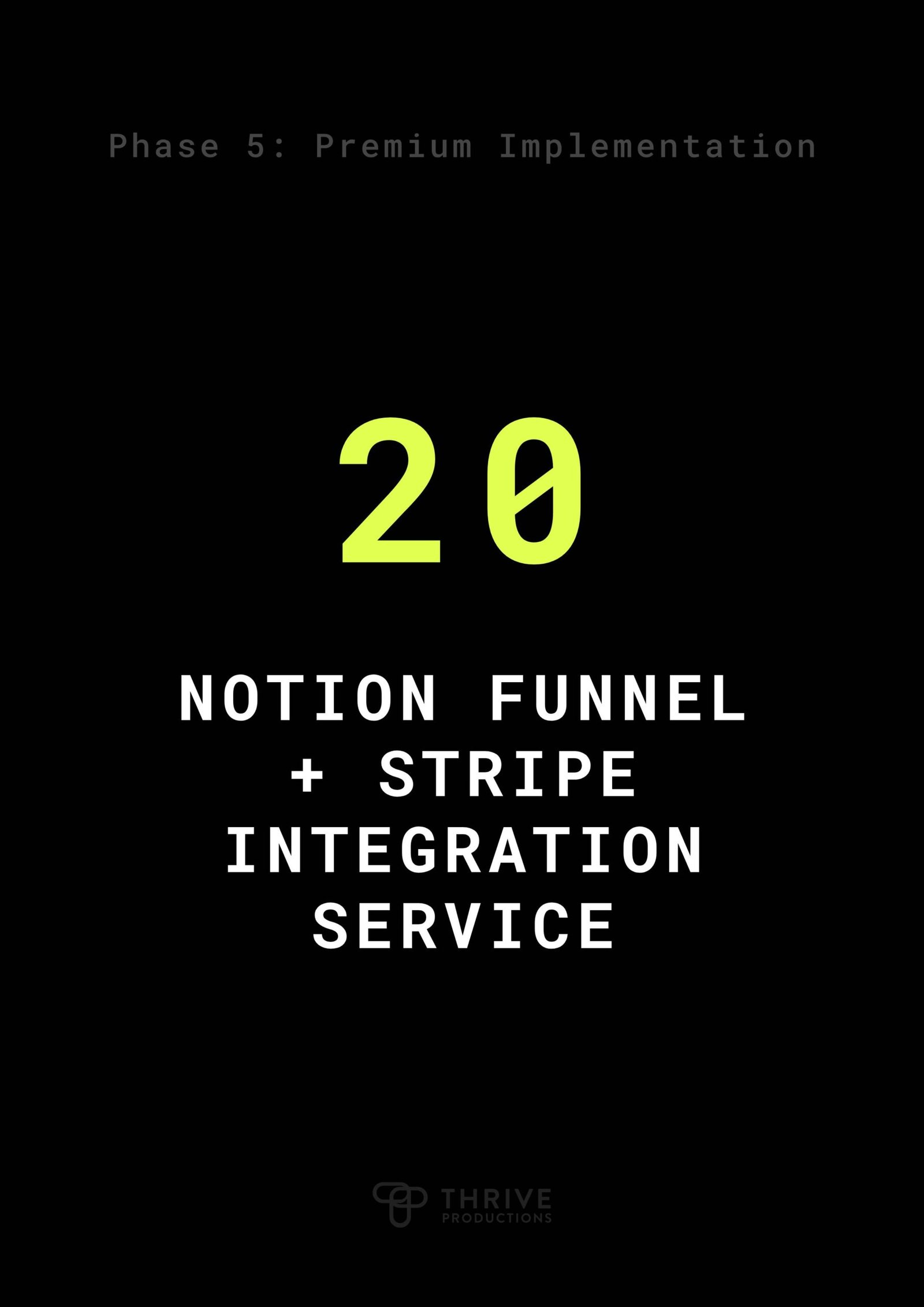 Notion Funnel + Stripe Integration Service