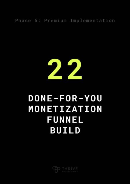 Done-For-You Monetization Funnel Build