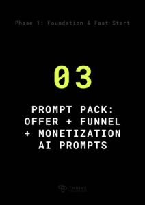 Prompt Pack: Offer + Funnel + Monetization AI Prompts
