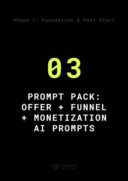 Prompt Pack: Offer + Funnel + Monetization AI Prompts