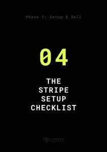 The Stripe Setup Checklist