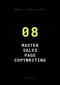 Master Sales Page Copywriting
