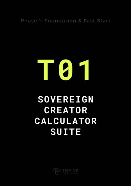 T01. Sovereign Creator Calculator Suite